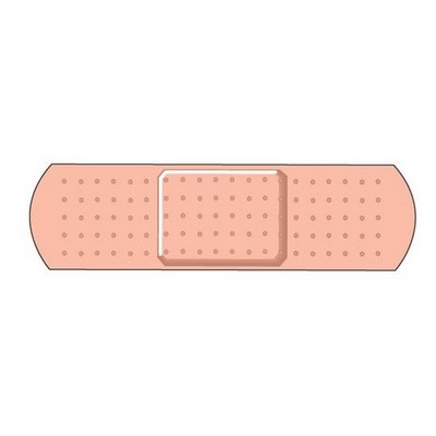 Adhesive Bandage Promotional Magnet w/ Strip Magnet (6 Square Inch)
