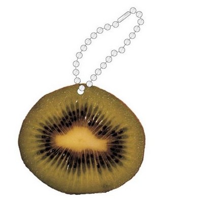 Kiwi Promotional Key Chain w/ Black Back (2 Square Inch)