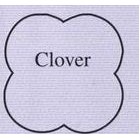 8" Clover Shape Hand Fan w/Handle