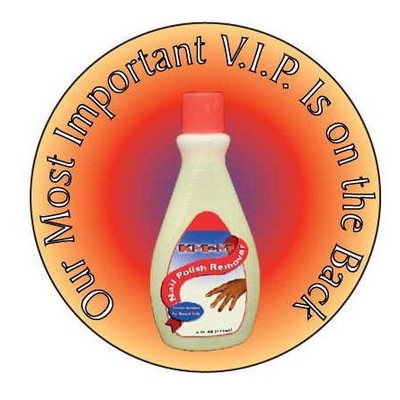 Nail Polish Remover Hand Mirror (2½" Diameter)