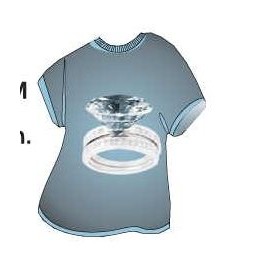 Diamond Ring T-Shirt Mighty Mini Magnet