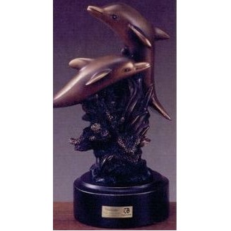 Gallery Style 3 Dolphins Trophy