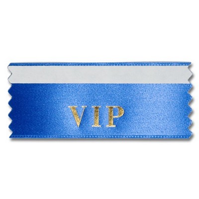 1-5/8"x4" Horizontal Stock Title Ribbon W/ Tape (VIP)