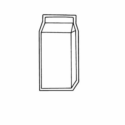 Milk Container Magnet - Full Color