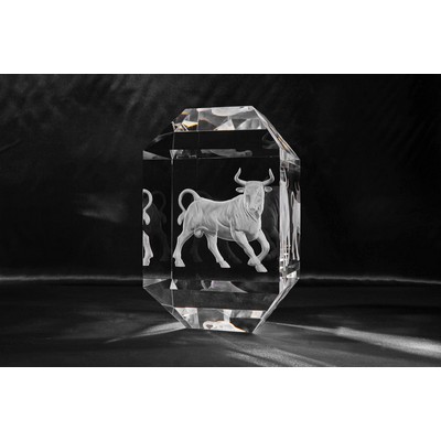 Crystal Super Faberge Award (5 1/2 x 5 1/8 x 9 1/8")