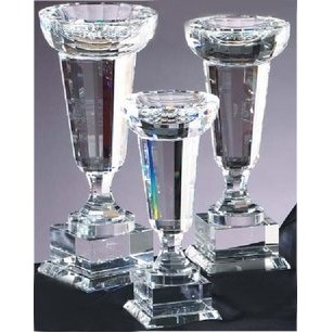 Small Faceted Crystal Cup