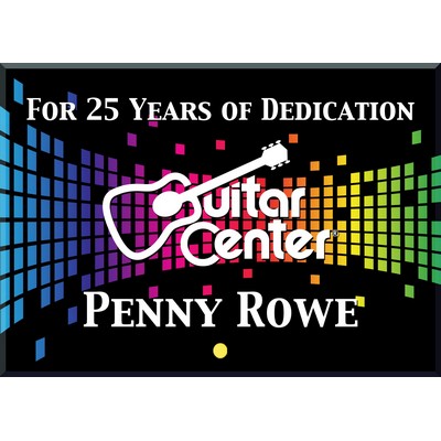 Horizontal Rectangular Award with Pin (10"x8")