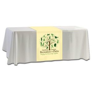 24" X 60" Full Color Open Back Table Runner