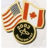 Single Flag Custom Lapel Pin