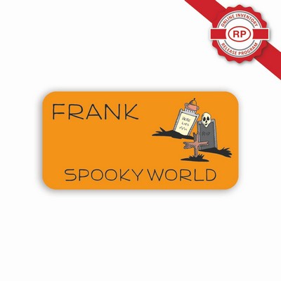 Laminated Name Badge (1.75"x3.5") Rectangle - No personalization included