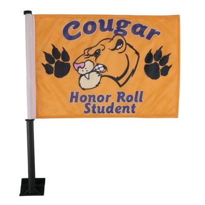 Premium Double-sided Car Flag (11"x15")