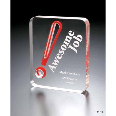 Acrylic Rectangular Awesome Job Award