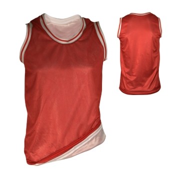 Youth Cool Mesh Reversible Basketball Jersey Shirt w/ Trim