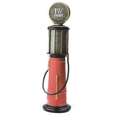 1-1/2" Insert Holders - Old Style Gas Pump Resin - 9"