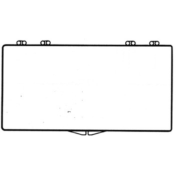 Rigid Clear Hinged Plastic Box (7"x3 1/2"x1/2")