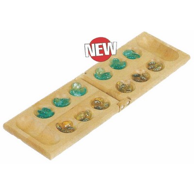 Mancala Set with Engraved Plate