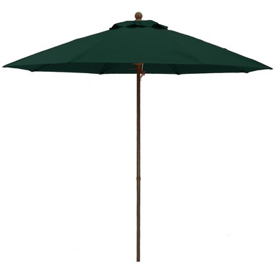US Made 11' Commercial 8 Panel Market Umbrella w/HD Aluminum Pole and HD Fiberglass Ribs