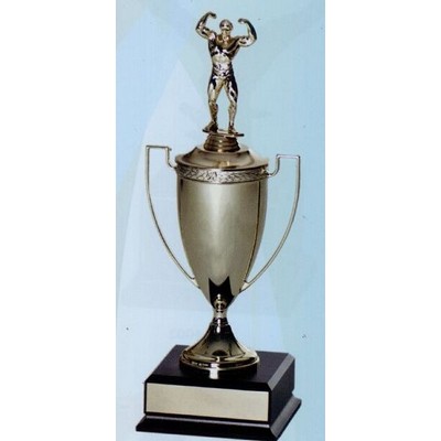 17" Loving Cup Trophy w/Sport Figure