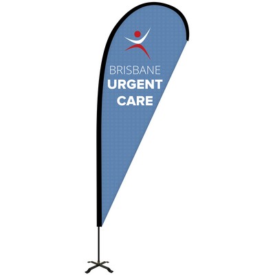 8' Portable Single Reverse Teardrop Kit w/Cross Base