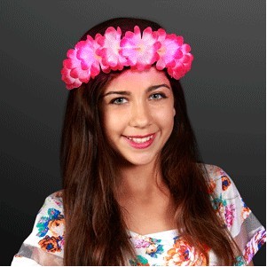 Flashing Daisy LED Flower Headband - BLANK