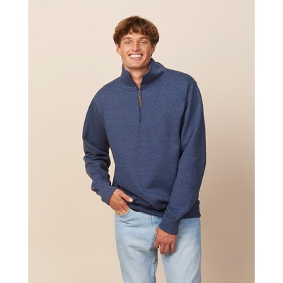 Enza Unisex Quarter Zip Fleece Pullover