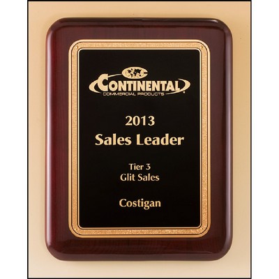 Rosewood Piano Finish Plaque (10.5" x 13")