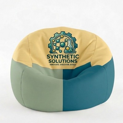 Custom Bean Bag Chair 40" Dia (without fillers) 40"L x 40"H x 40"D