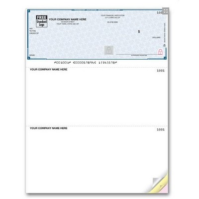 Laser Voucher Checks - Unlined High Security Multi-Purpose (3 Part)