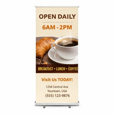 36" x 72" Economy Roll Up Stands Package