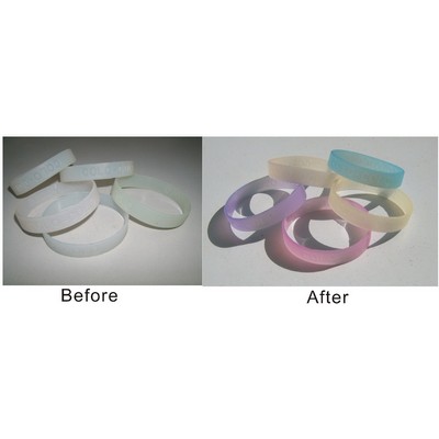 UV silicone bracelet