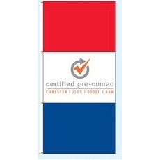 Double Face Dealer Free Flying Drape Flags (Certified Pre-Owned Chrysler®/Jeep®/Dodge®/Ram®)