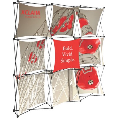 Xclaim 8' Wide Fabric Popup Display Kit 01
