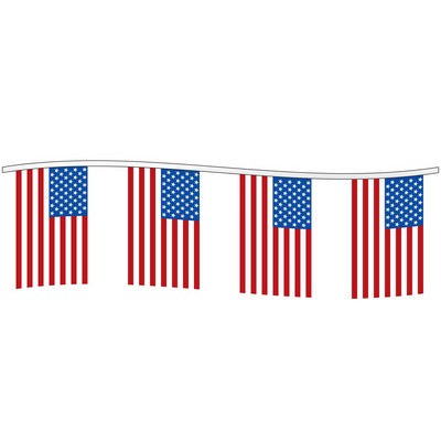 American Flag Lines - Short Term 30' (12 Flags)