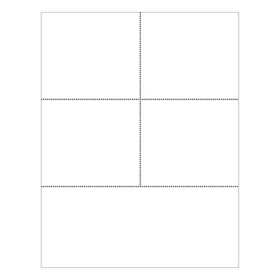 Paper Inserts For Event Size Badge Holders, 4.25" x 3.75"