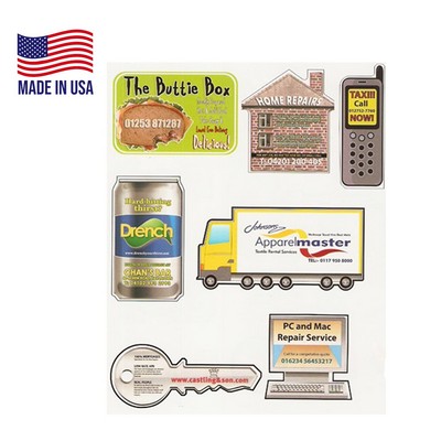 USA Made Magnets custom Shaped - 20 mil thickness