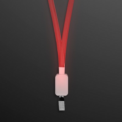Supernova Light Lanyards, Color Change LED Badge Holders - BLANK