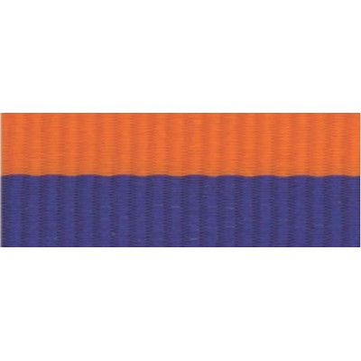 Blue/Orange Neck Ribbon w/Snap Clip (1½")