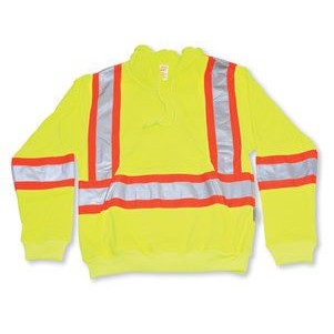 Lime Green Hi-Vis Pullover Hoodie