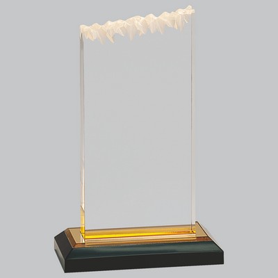 5" x 8" Gold Frosted Impress Acrylic Award