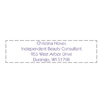 Xstamper® N40 Pocket Stamp - ½" x 1 15/16" Impression