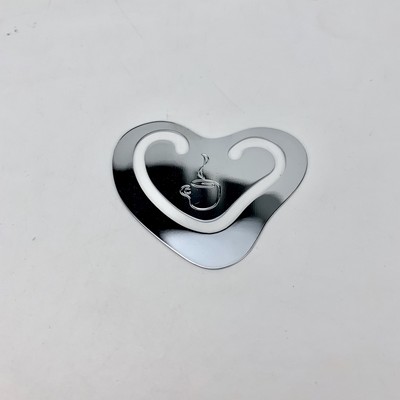 Customized Shaped Metal Bookmark With Logo