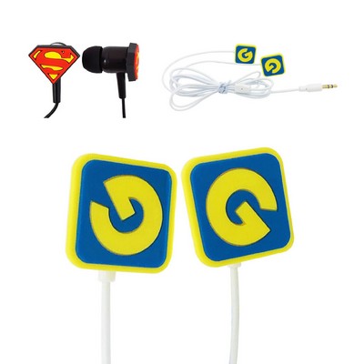 PVC Custom Stereo Earbuds with upgraded speakers