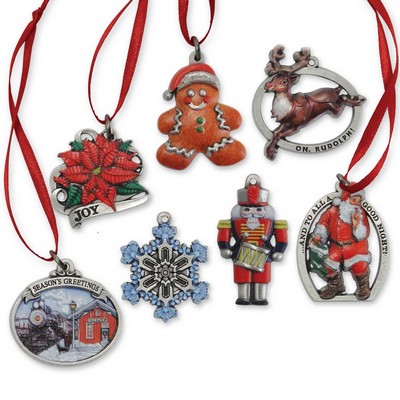 Gallery Print Micro Ornament - Gingerbread Man