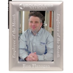 Silver Engraved Photo Frame (5 3/4"x 7 3/4")