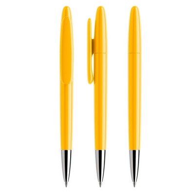 Prodir® Twist Ball Pen in Polished w/METAL Nose Cone Chrome