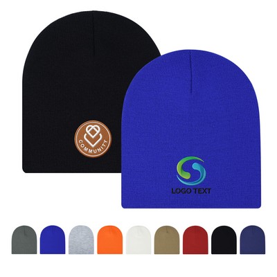 Unisex Level Knit Beanie Cap