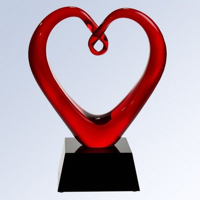 Whole Hearted Award w/Black Base Award