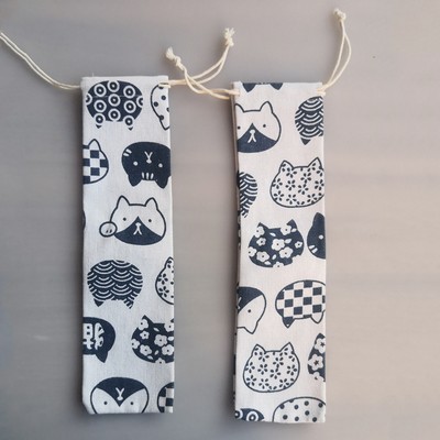 Cat Pattern Canvas Bag