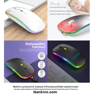 iBank ® Bluetooth Wireless Mouse, LED Slim Dual Mode (Bluetooth 5.1 and 2.4G Wireless)