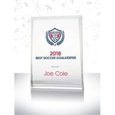 Clear Winner Crystal Rectangle Award